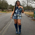 Strap denim set