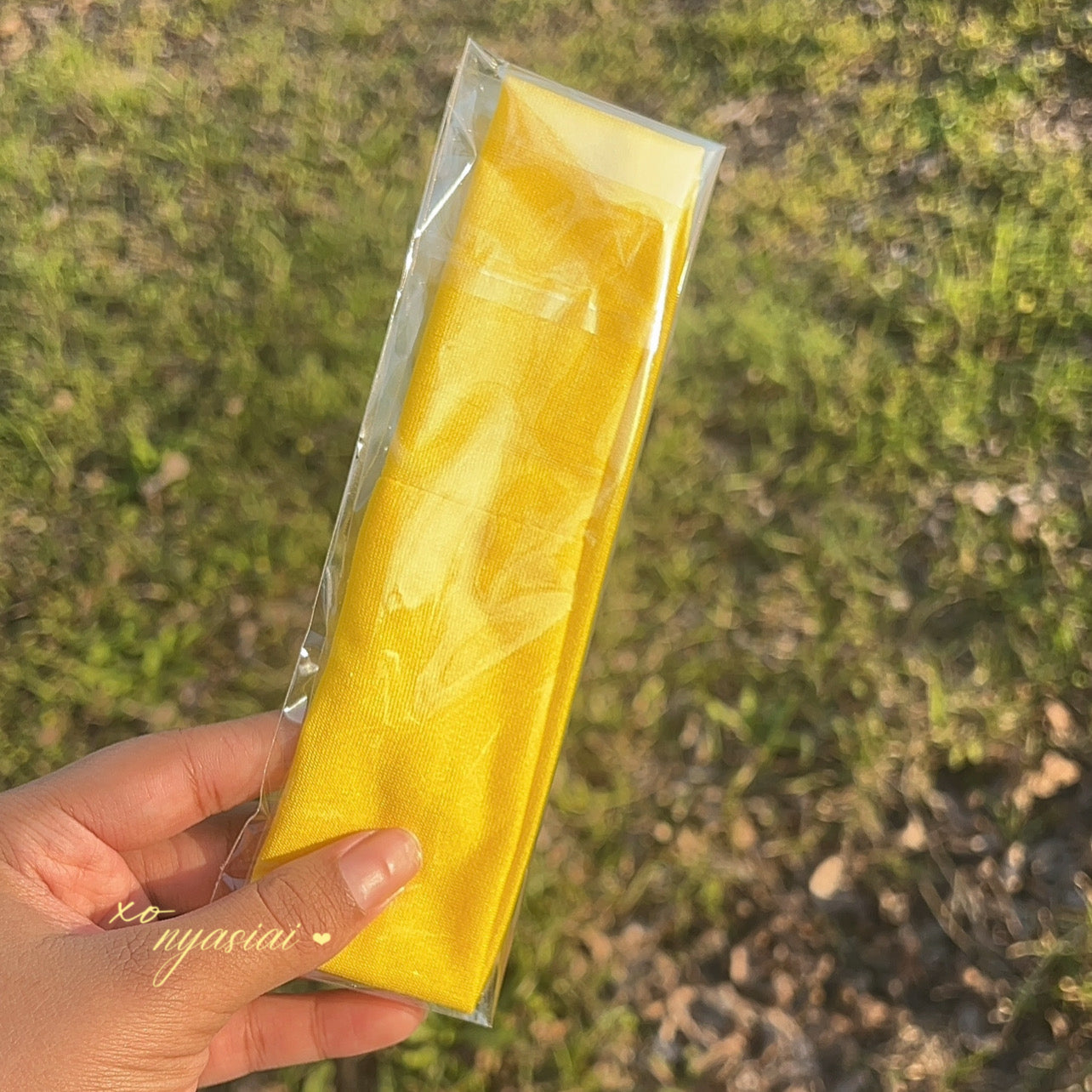Yellow headband